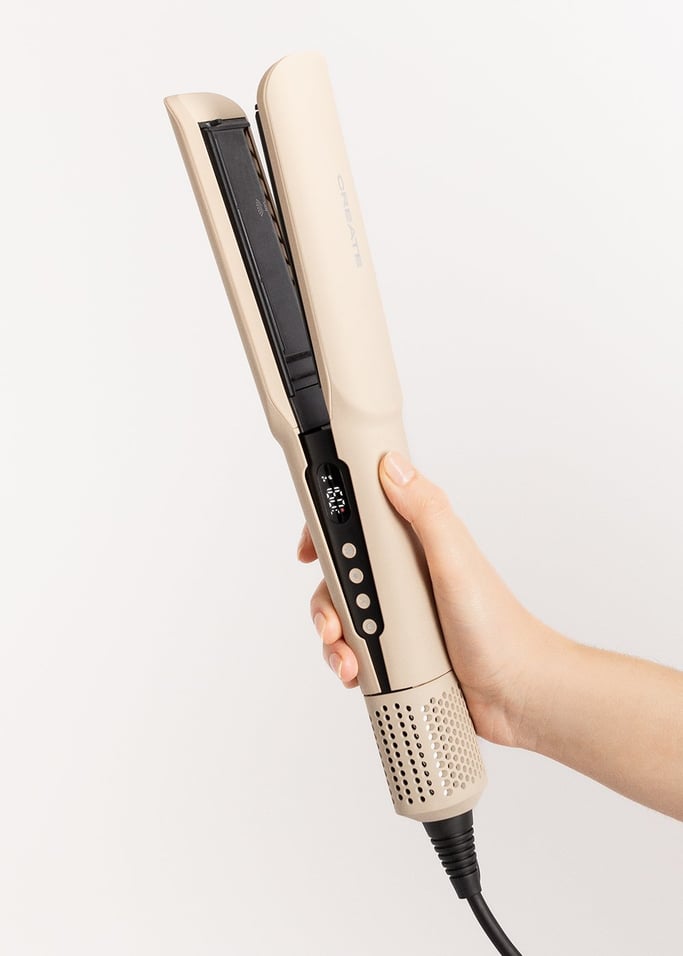 CERAMIC AIR STYLER DUAL - Plancha secador iónico 2 en 1 para pelo mojado o seco con revestimiento cerámico, imagen de galería 8