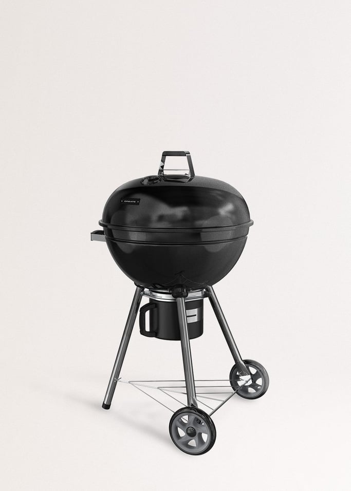 BBQ SMOKEY KETTLE - Barbacoa ahumadora de carbón con recolector de brasas, imagen de galería 1