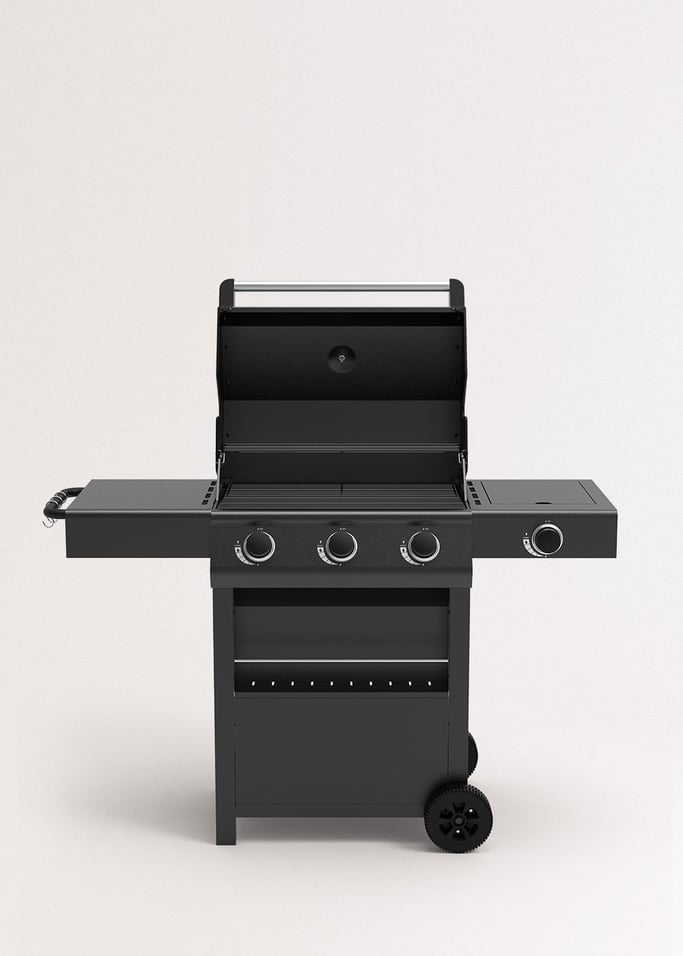 BBQ GAS BURNER PRO - Barbacoa de gas con quemador lateral y mesa auxiliar, imagen de galería 2