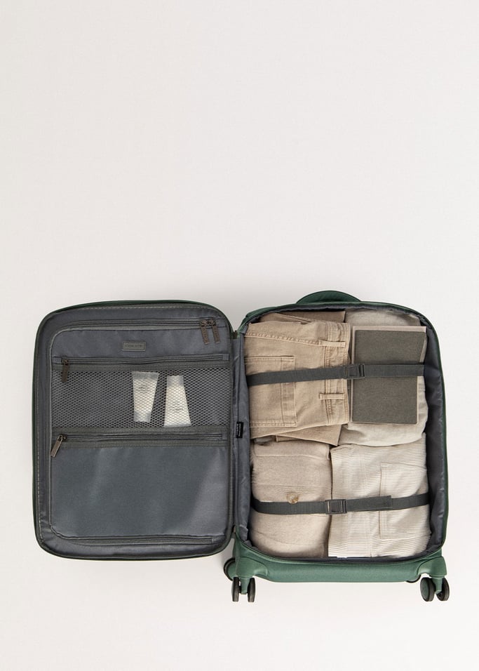 LUGGAGE STUDIO SOFT - Maleta blanda de poliéster con candado TSA y ruedas multidireccionales, imagen de galer&iacute;a 4