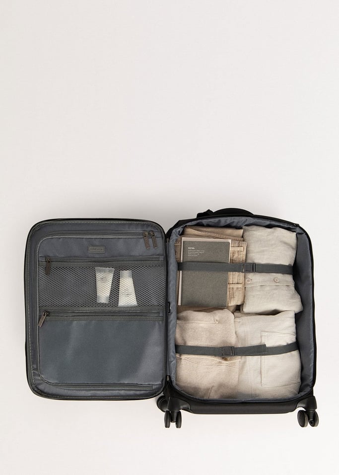 LUGGAGE STUDIO SOFT - Maleta blanda de poliéster con candado TSA y ruedas multidireccionales, imagen de galería 4