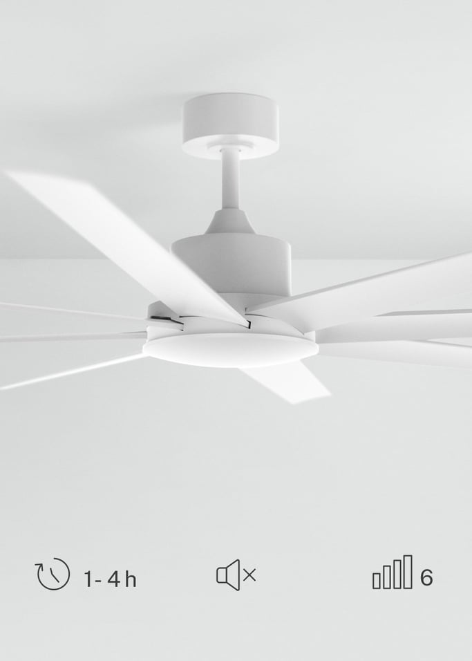 WIND INDUSTRIAL - Ventilador de techo 40W silencioso varios tamaños, imagen de galería 4