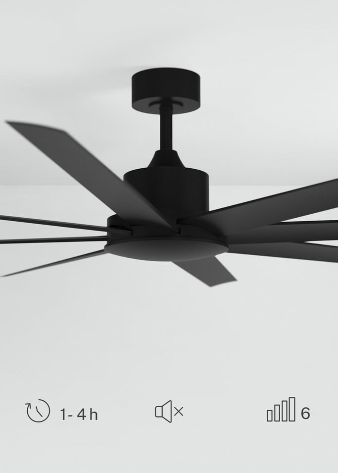 WIND INDUSTRIAL - Ventilador de techo 40W silencioso varios tamaños, imagen de galería 4