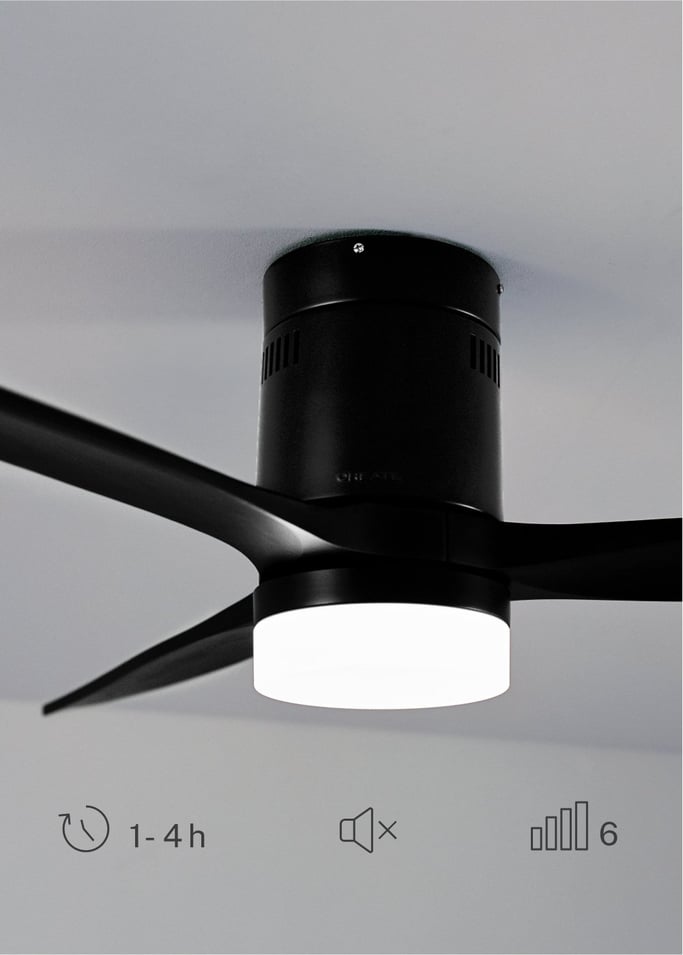 WIND CALM NATURAL WOOD - Ventilador de techo 40W silencioso 100% madera , imagen de galería 4