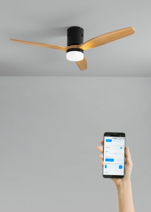 Comprar WIND CALM NATURAL WOOD - Ventilador de techo 40W silencioso 100% madera varios tamaños