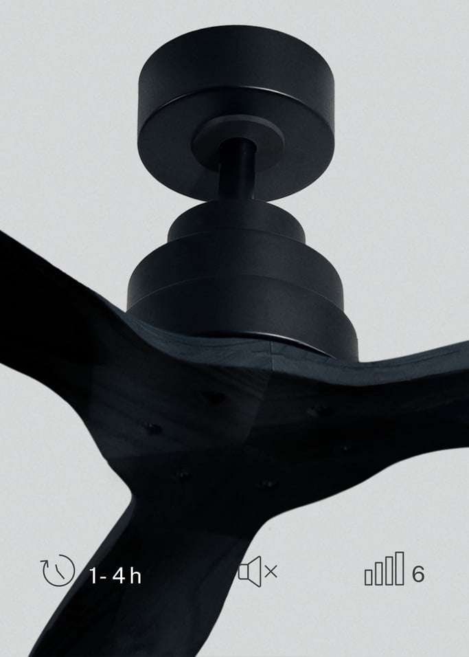 WIND STYLANCE - Ventilador de techo 40W silencioso 100% madera varios tamaños, imagen de galería 4