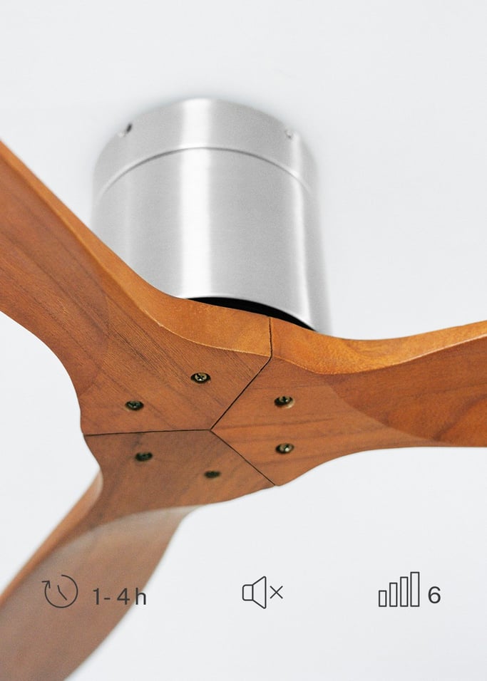 WIND CALM - Ventilador de techo 40W silencioso con aspas de ABS técnico varios tamaños, imagen de galería 4