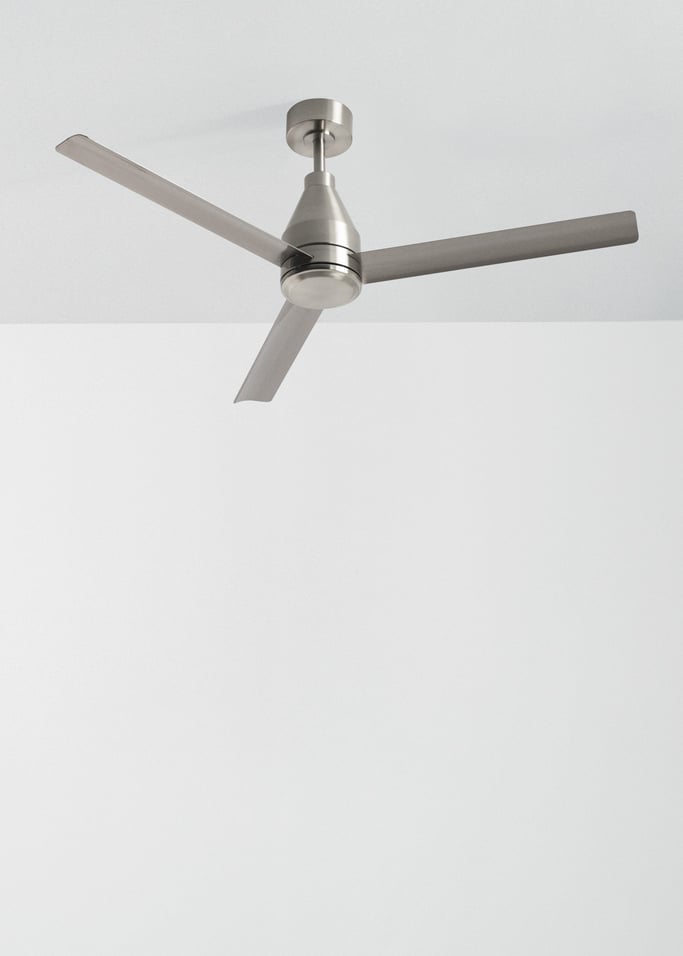 WIND STEEL - Ventilador de techo 40W silencioso Ø132 cm, imagen de galería 2