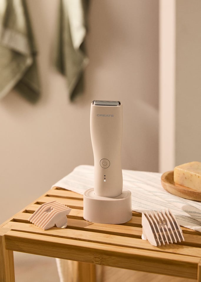 BARBER STUDIO - Recortadora y afeitadora inalámbrica para cara y cuerpo resistente al agua, imagen de galería 1