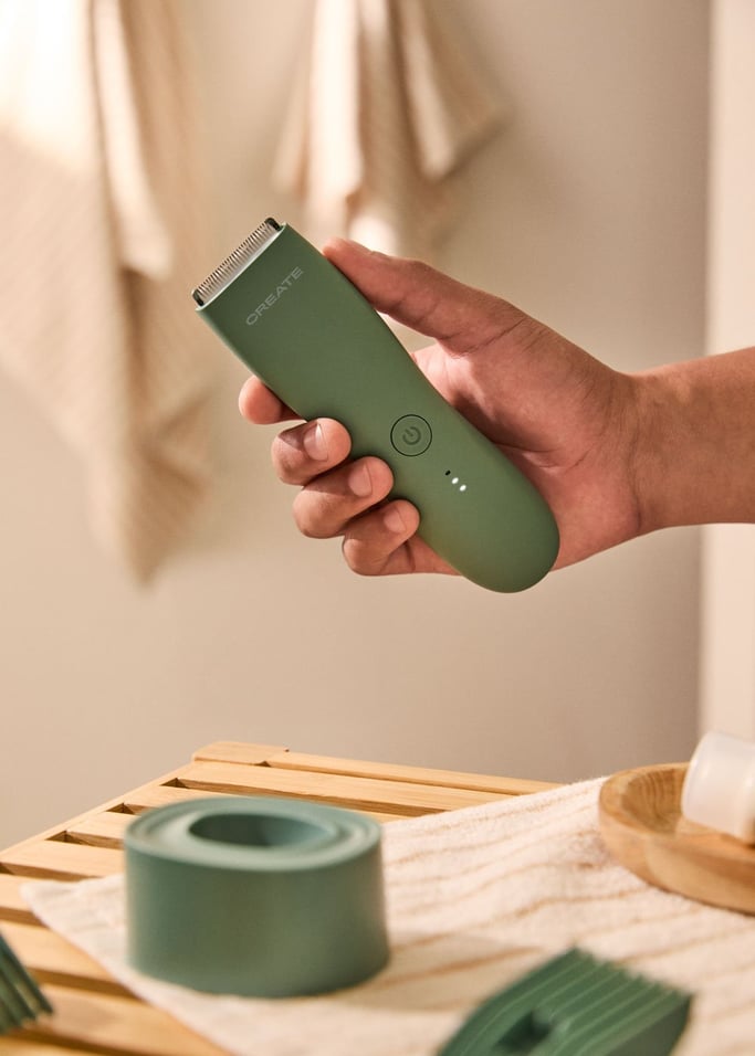 BARBER STUDIO - Recortadora y afeitadora inalámbrica para cara y cuerpo resistente al agua, imagen de galería 2