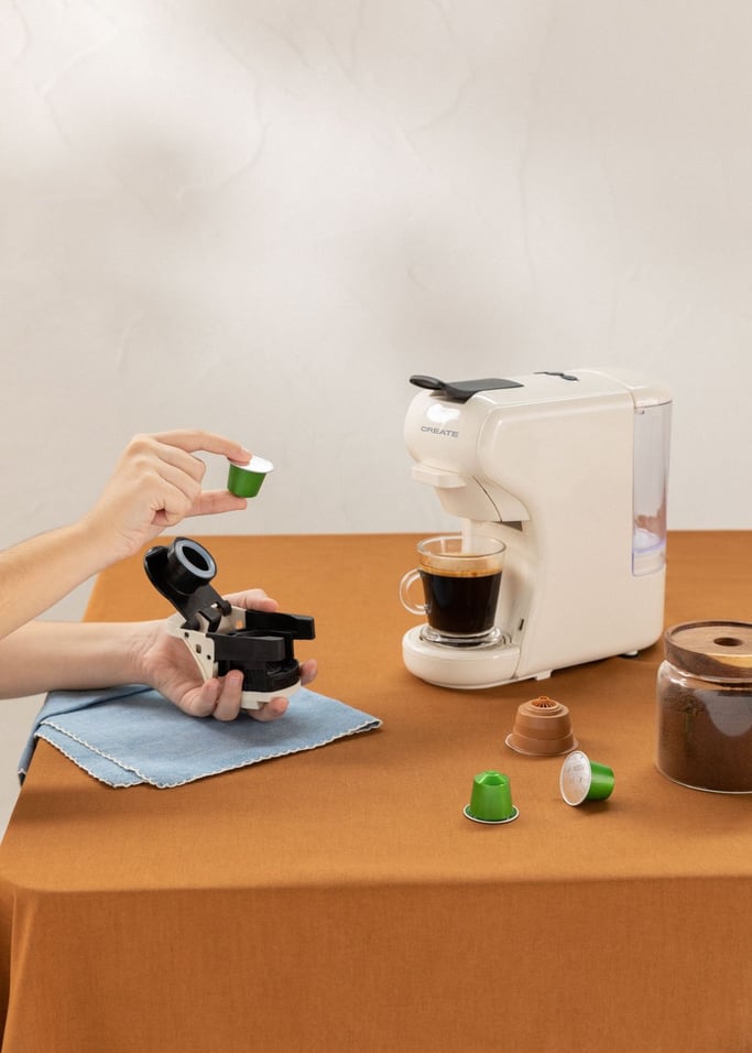 POTTS - Cafetera multicápsula express y café molido, imagen de galería 2