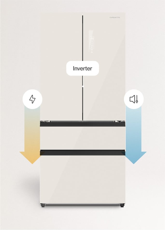 FRIDGE STUDIO FRENCH DOOR PRO 509 - Frigorífico estilo French door 509L No Frost con Space Pro y Care+, imagen de galería 10