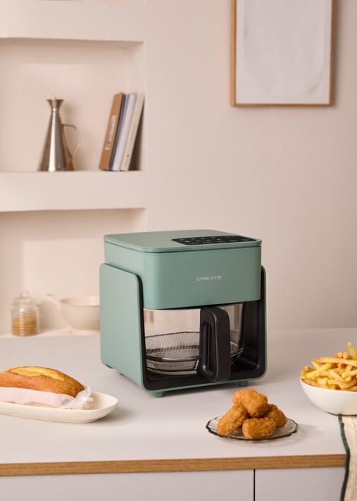 Comprar AIR FRYER STUDIO CRYSTAL - Freidora de aire de cristal 4.2L con vaporizador opcional