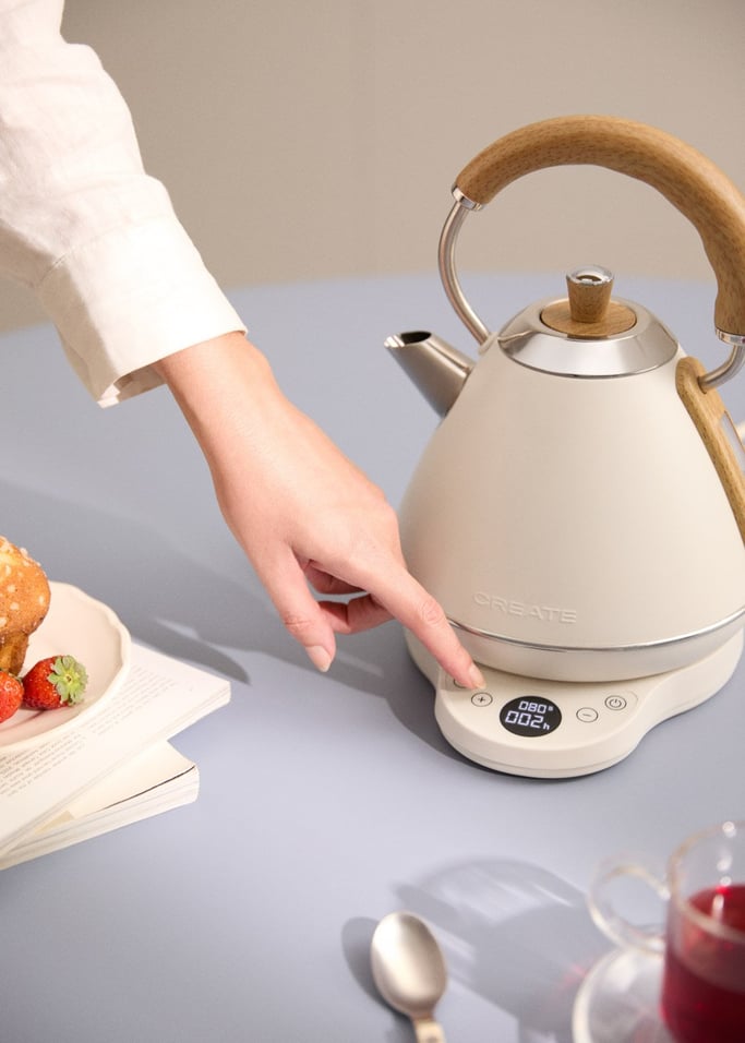 KETTLE RETRO PRO - Hervidor eléctrico de 1 L con control de temperatura, imagen de galer&iacute;a 3