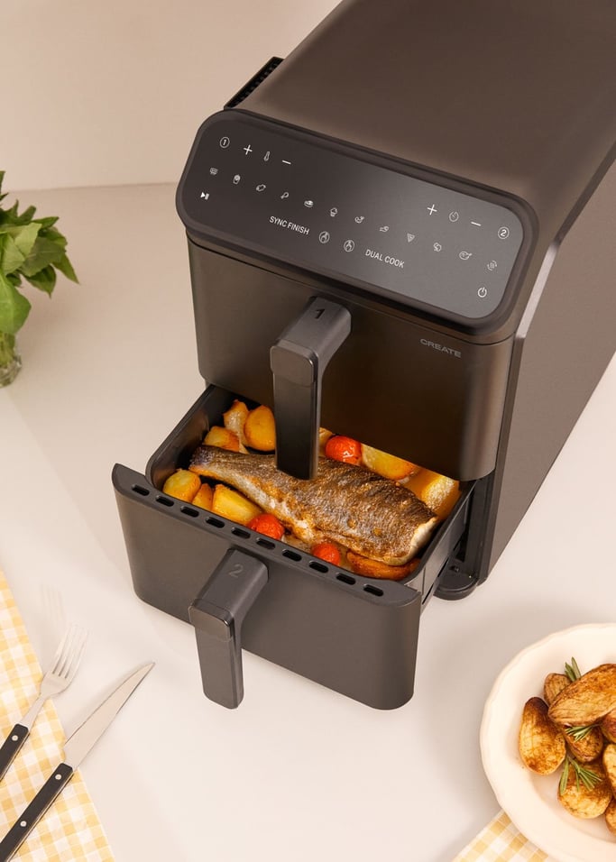 AIR FRYER DUAL STACK - Freidora de aire 11.2 L de doble altura con control independiente, imagen de galer&iacute;a 3