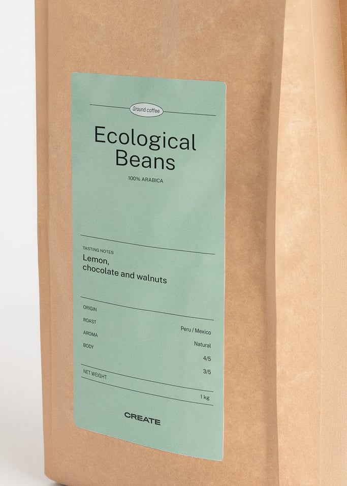 CAFÉ ECOLÓGICO 100% ARÁBICA - Café ecológico en grano y molido varios tamaños, imagen de galería 2