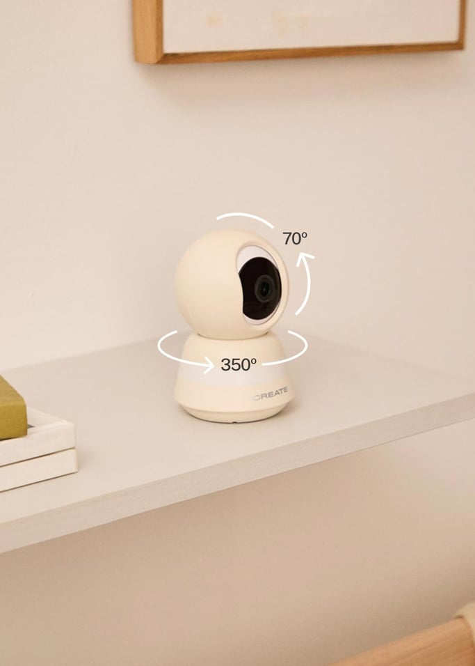 BABY CAM CONNECT PRO - Cámara de vigilancia para bebés con wifi, monitor y audio bidireccional, imagen de galería 6