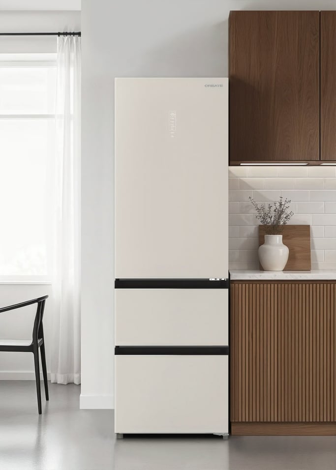 FRIDGE STUDIO COMBI PRO FLEX 401 - Frigorífico estilo Italian 401L No Frost con Space Pro y Care+, imagen de galería 1