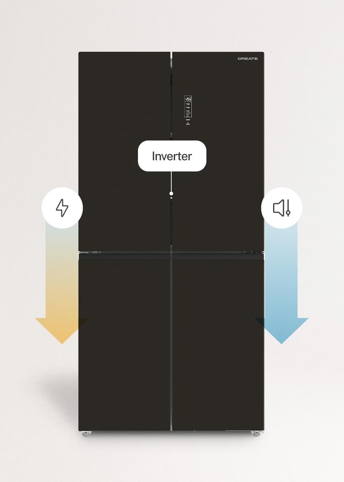 FRIDGE STUDIO CROSS DOOR 503 - Frigorífico estilo Cross door 4 puertas 503L No Frost con Care+, imagen de galería 5