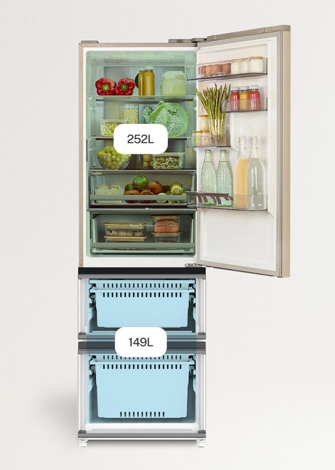 FRIDGE STUDIO COMBI PRO FLEX 401 - Frigorífico estilo Italian 401L No Frost con Space Pro y Care+, imagen de galer&iacute;a 4