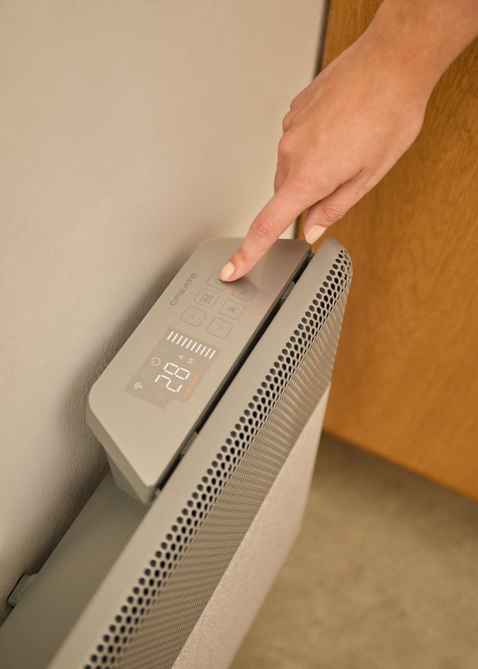 WARM TEXTILE INVERTER - Convector Inverter de pared o suelo con WiFi 1500W / 2000W, imagen de galería 3