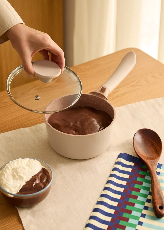 SAUCEPAN STUDIO - Cazo de aluminio fundido con revestimiento cerámico, imagen de galer&iacute;a 3