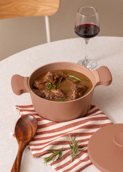 Comprar POT STUDIO - Olla de aluminio fundido con revestimiento cerámico