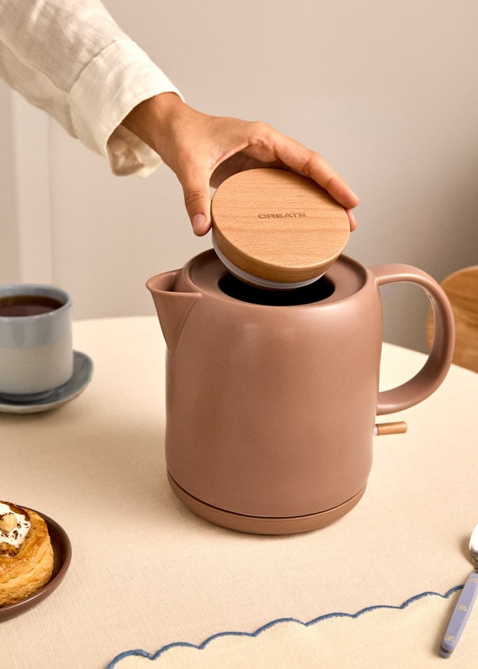 KETTLE CERAMIC - Hervidor de agua eléctrico de cerámica 1 L, imagen de galería 3