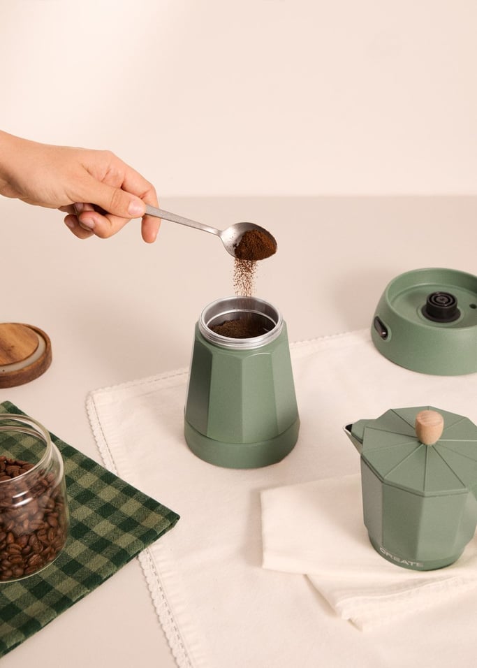 THERA MOKA ELECTRIC - Cafetera italiana eléctrica con función de mantener caliente, imagen de galer&iacute;a 3