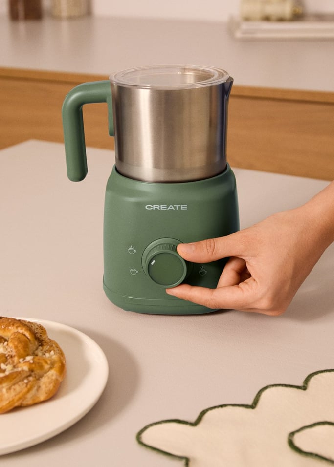 MILK FROTHER RETRO - Espumador calentador de leche con jarra extraíble, imagen de galer&iacute;a 4