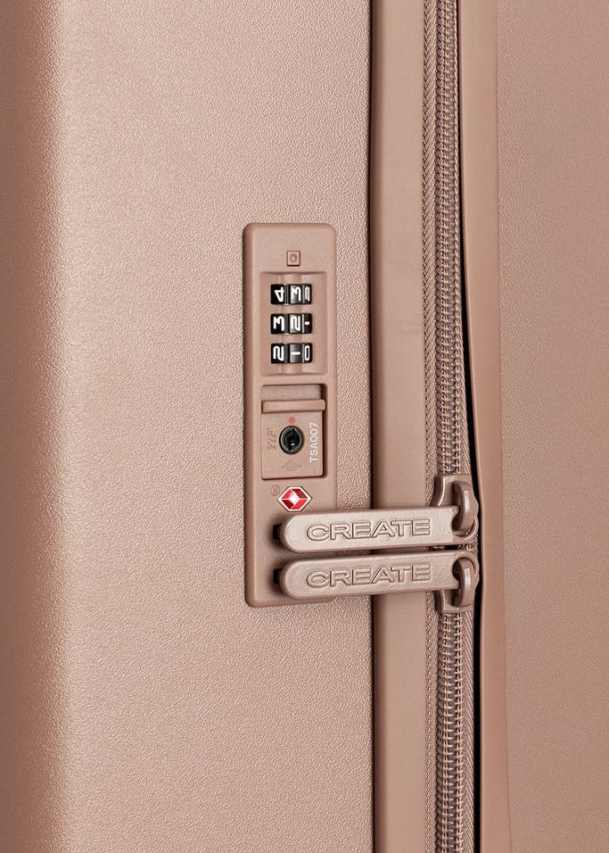 LUGGAGE STUDIO - Maleta rígida de policarbonato con candado TSA y ruedas multidireccionales, imagen de galer&iacute;a 3