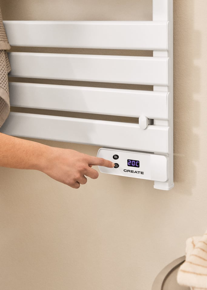 WARM TOWEL - Toallero eléctrico de suelo o pared 500W, imagen de galer&iacute;a 2