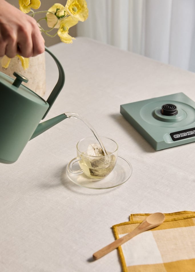 HATTORI - Hervidor de agua eléctrico 0.5 L con control de temperatura, imagen de galer&iacute;a 3