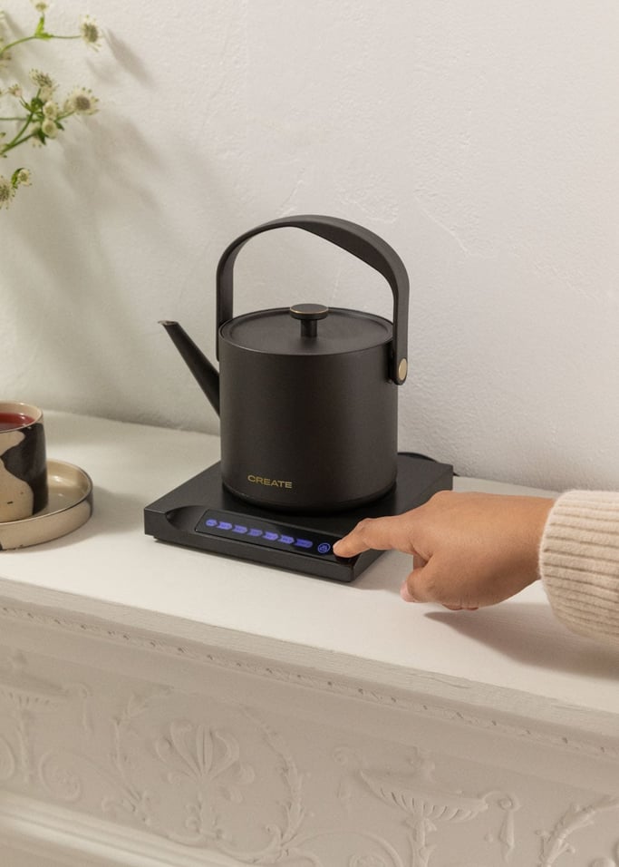 HATTORI - Hervidor de agua eléctrico 0.5 L con control de temperatura, imagen de galer&iacute;a 3