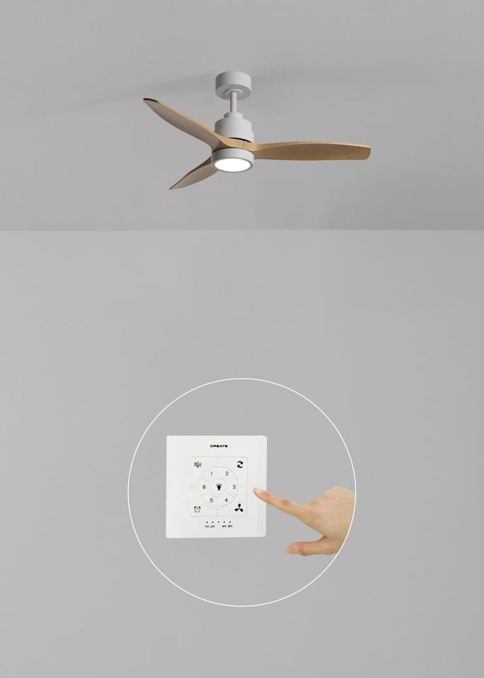 WIND STYLANCE - Ventilador de techo 40W silencioso con aspas de ABS técnico varios tamaños, imagen de galer&iacute;a 2