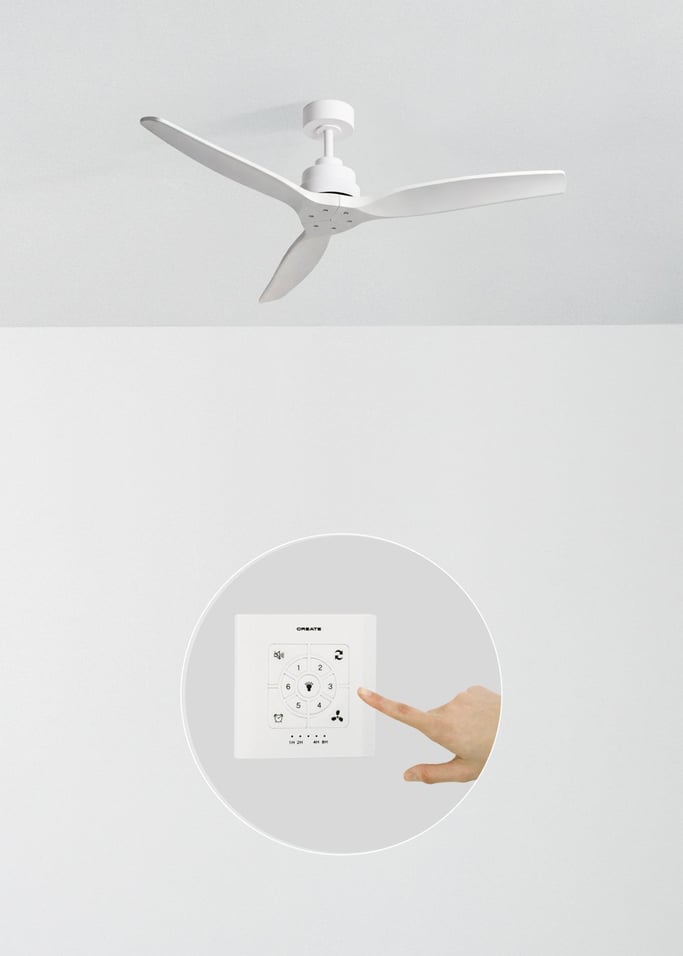 WIND STYLANCE - Ventilador de techo 40W silencioso con aspas de ABS técnico varios tamaños, imagen de galer&iacute;a 2