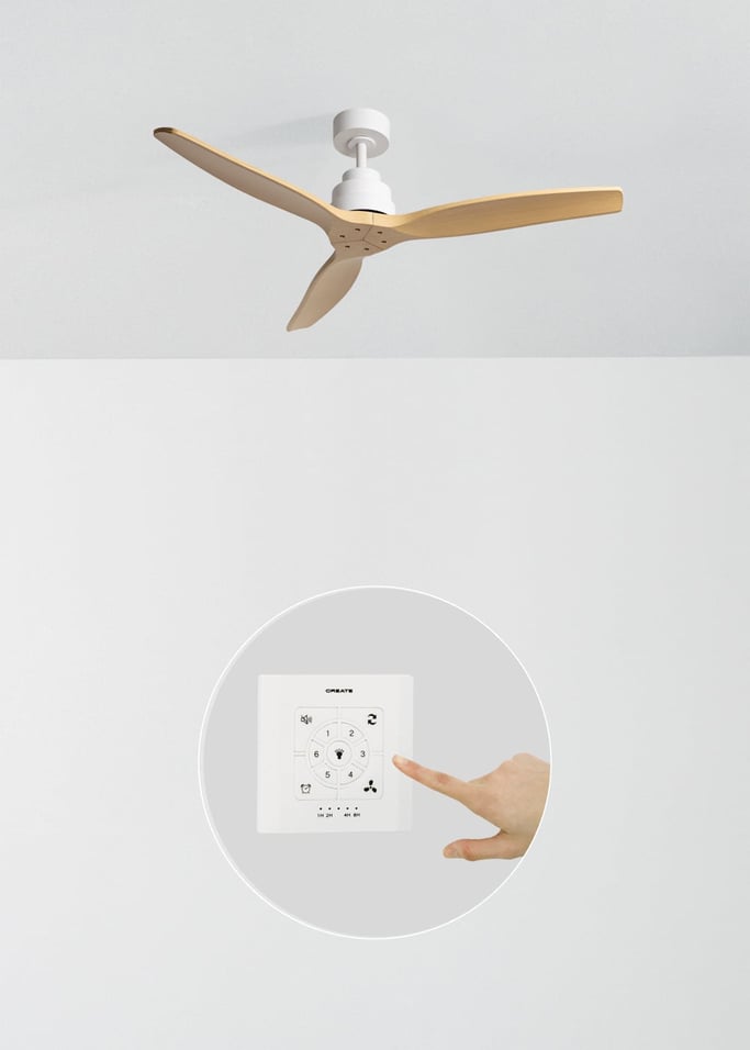 WIND STYLANCE - Ventilador de techo 40W silencioso con aspas de ABS técnico varios tamaños, imagen de galer&iacute;a 2