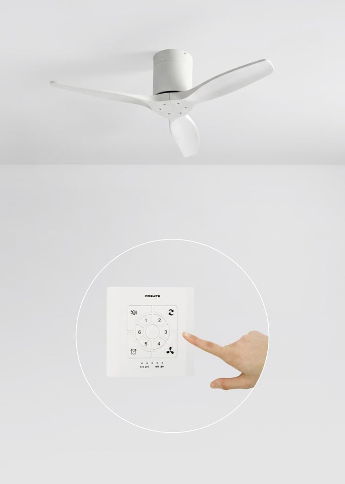 WIND CALM - Ventilador de techo 40W silencioso con aspas de ABS técnico varios tamaños, imagen de galer&iacute;a 2