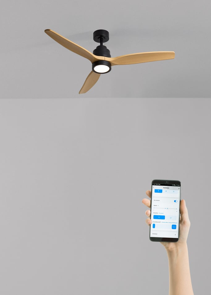 WIND STYLANCE - Ventilador de techo 40W silencioso con aspas de ABS técnico varios tamaños, imagen de galer&iacute;a 2