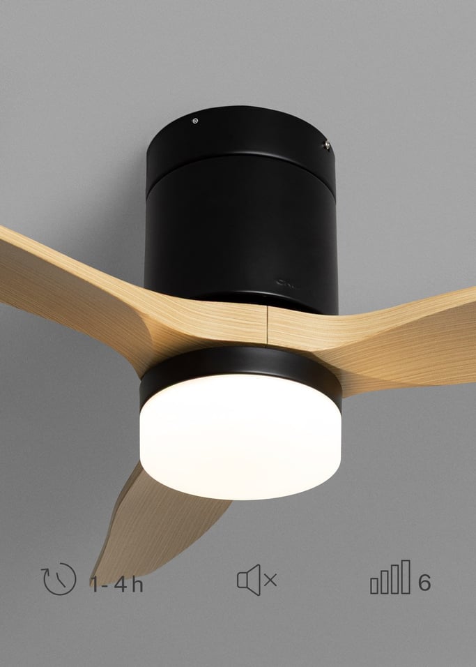 WIND CALM - Ventilador de techo 40W silencioso con aspas de ABS técnico varios tamaños, imagen de galer&iacute;a 4