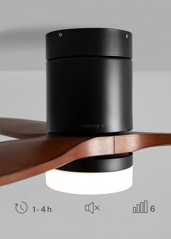 WIND CALM - Ventilador de techo 40W silencioso con aspas de ABS técnico varios tamaños, imagen de galer&iacute;a 4