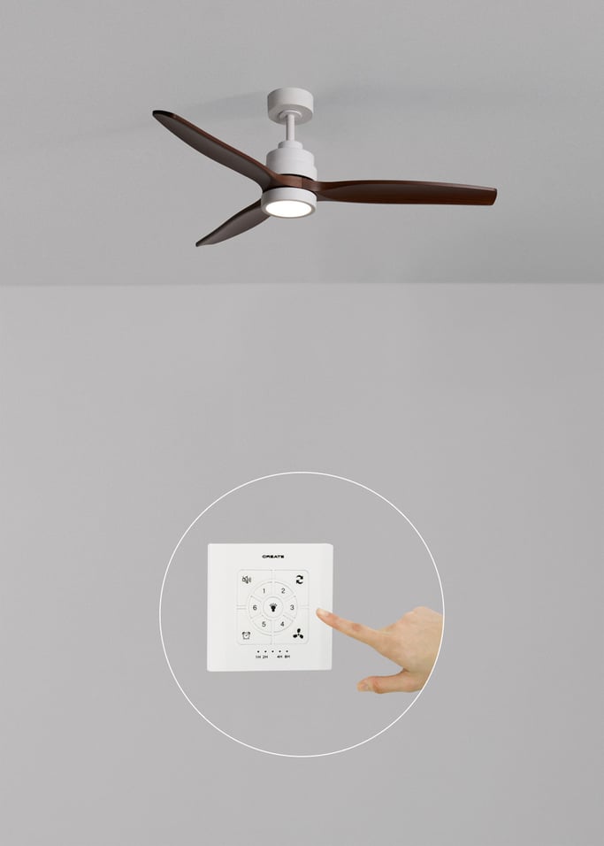 WIND STYLANCE - Ventilador de techo 40W silencioso con aspas de ABS técnico varios tamaños, imagen de galer&iacute;a 2