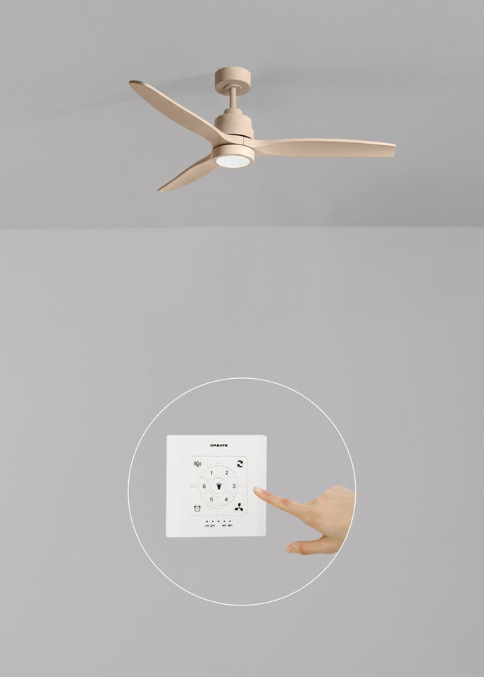 WIND STYLANCE - Ventilador de techo 40W silencioso con aspas de ABS técnico varios tamaños, imagen de galer&iacute;a 2