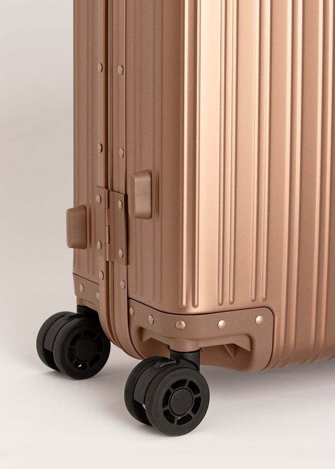 LUGGAGE ALUMINIUM - Maleta rígida de aluminio con doble cierre TSA y ruedas multidireccionales, imagen de galer&iacute;a 8