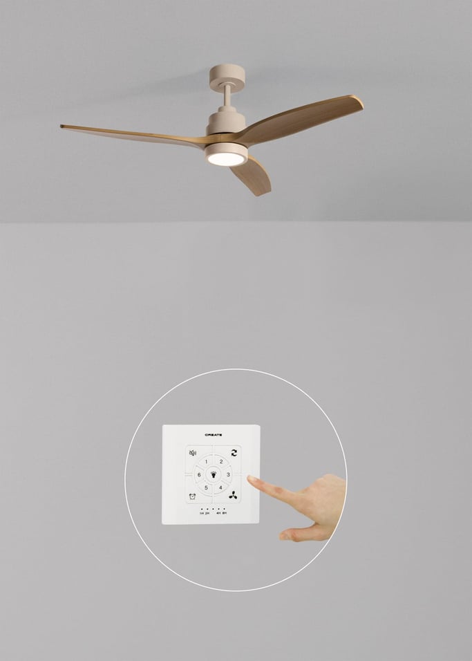 WIND STYLANCE - Ventilador de techo 40W silencioso con aspas de ABS técnico varios tamaños, imagen de galer&iacute;a 2