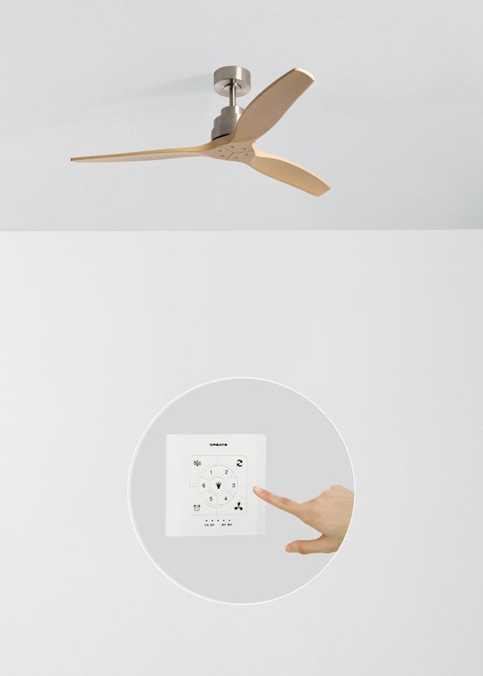 WIND STYLANCE - Ventilador de techo 40W silencioso con aspas de ABS técnico varios tamaños, imagen de galer&iacute;a 2