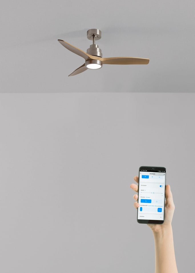 WIND STYLANCE - Ventilador de techo 40W silencioso con aspas de ABS técnico varios tamaños, imagen de galer&iacute;a 2