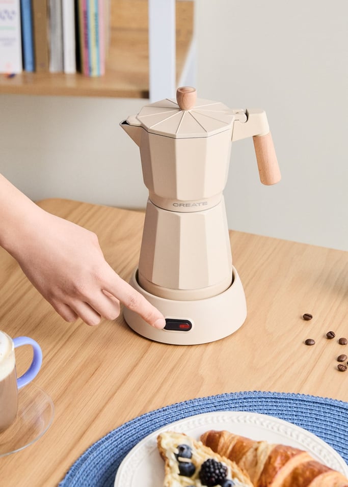 THERA MOKA ELECTRIC - Cafetera italiana eléctrica con función de mantener caliente, imagen de galer&iacute;a 7