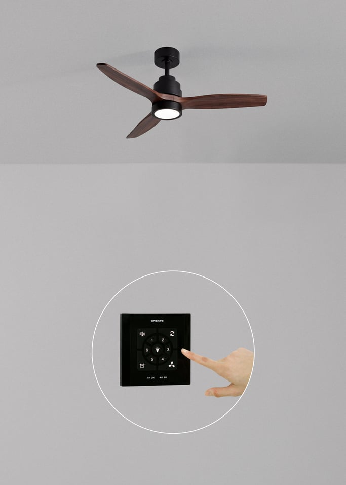 WIND STYLANCE NATURAL WOOD - Ventilador de techo 40W silencioso 100% madera varios tamaños, imagen de galer&iacute;a 2