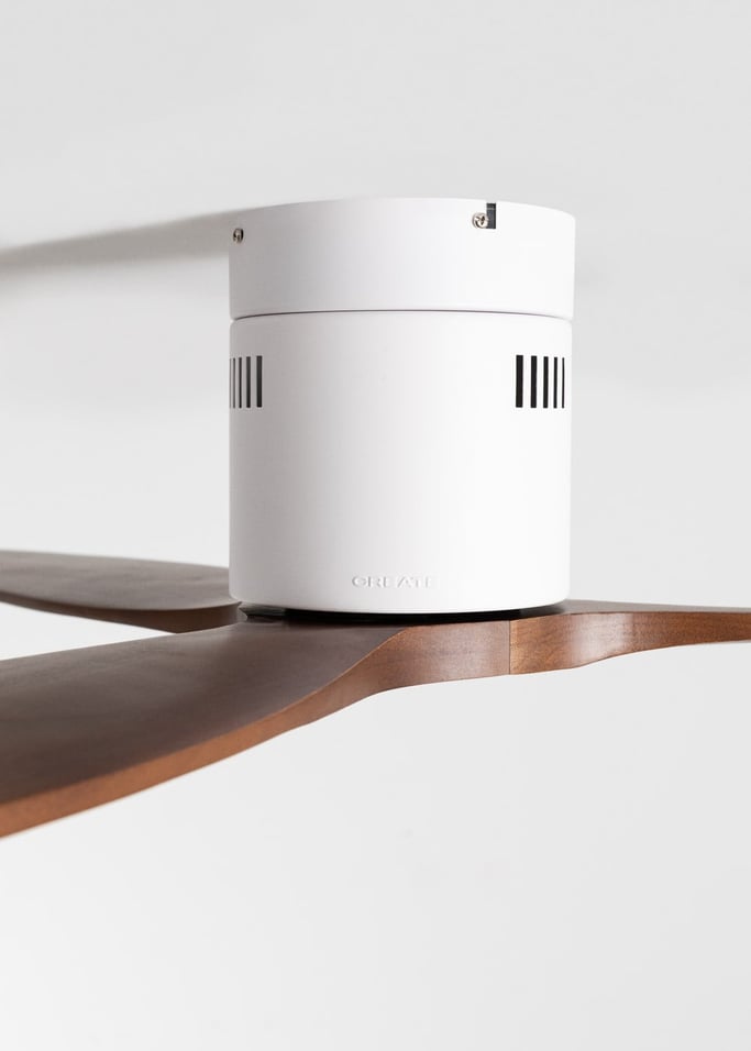WIND CALM NATURAL WOOD - Ventilador de techo 40W silencioso 100% madera , imagen de galer&iacute;a 4